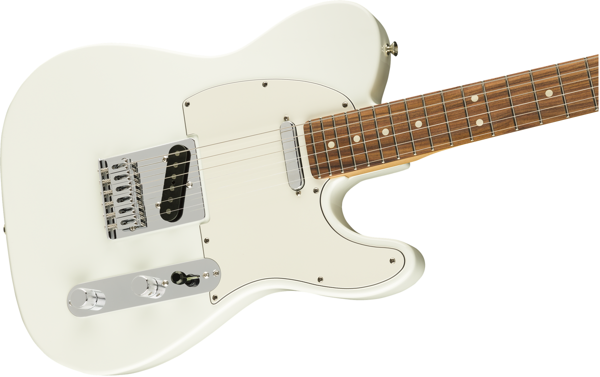 Fender Player Telecaster elektrisk gitar (Polar White )