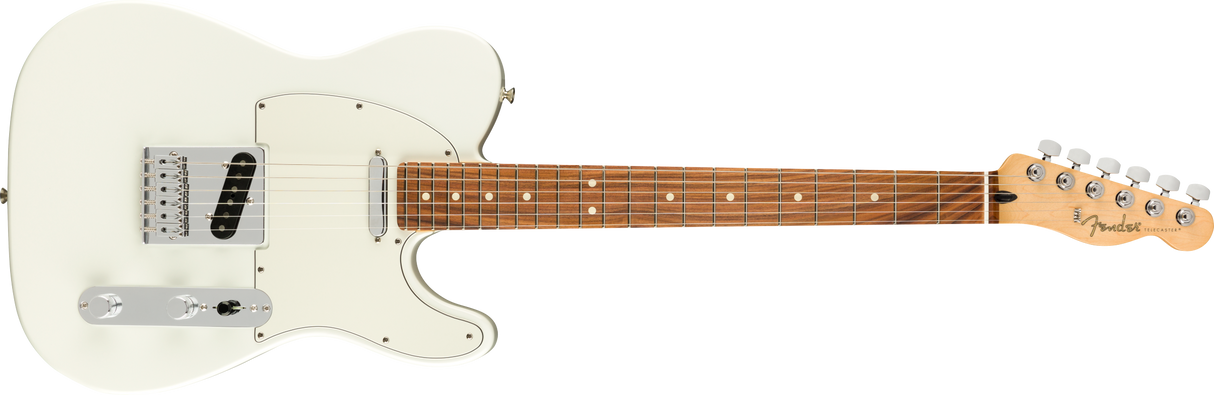 Fender Player Telecaster elektrisk gitar (Polar White )