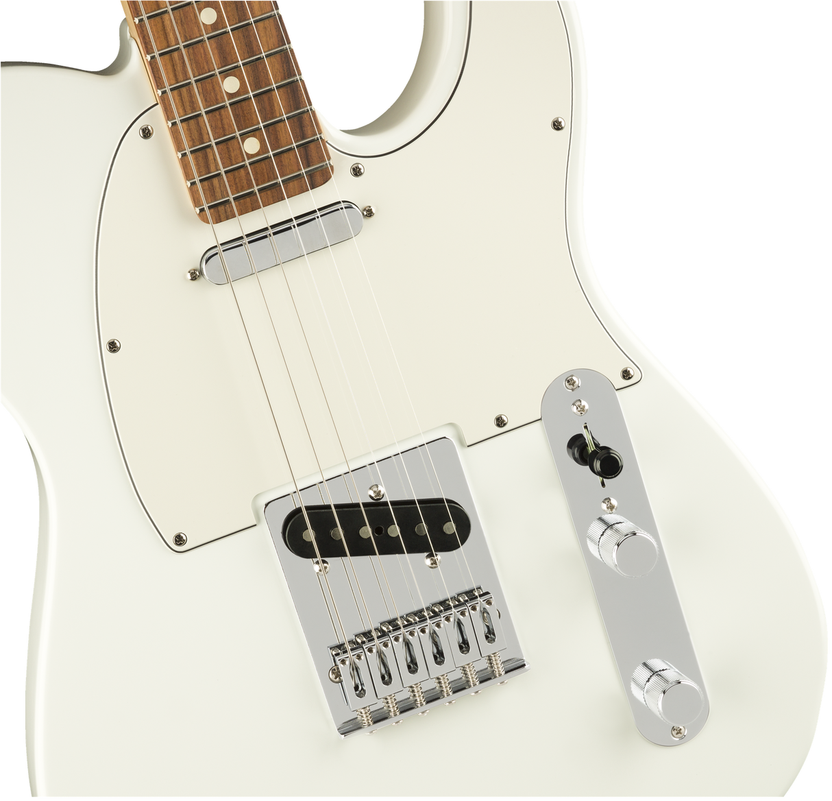 Fender Player Telecaster elektrisk gitar (Polar White )