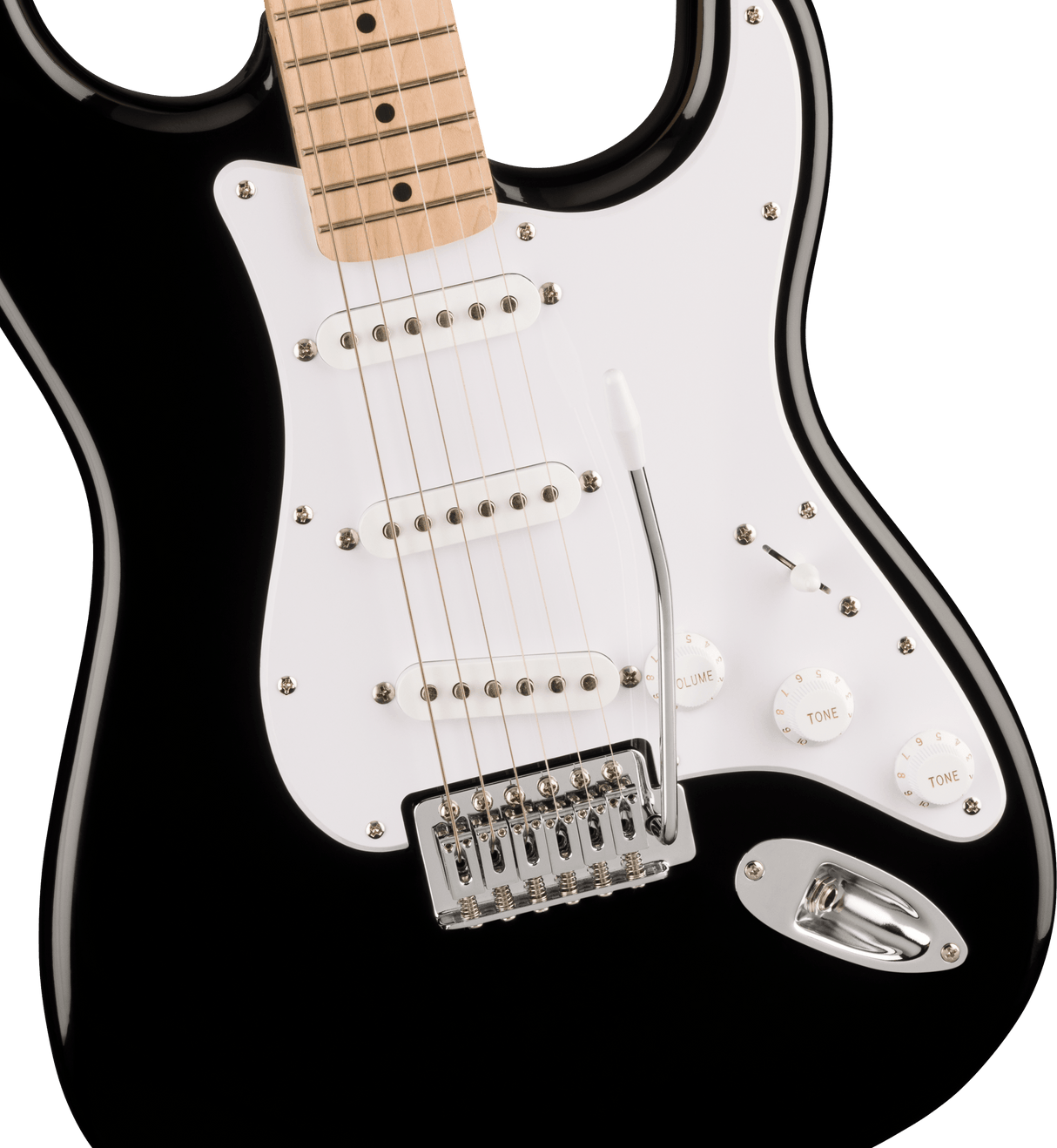 Fender Squier Sonic Stratocaster elektrisk gitar (svart)