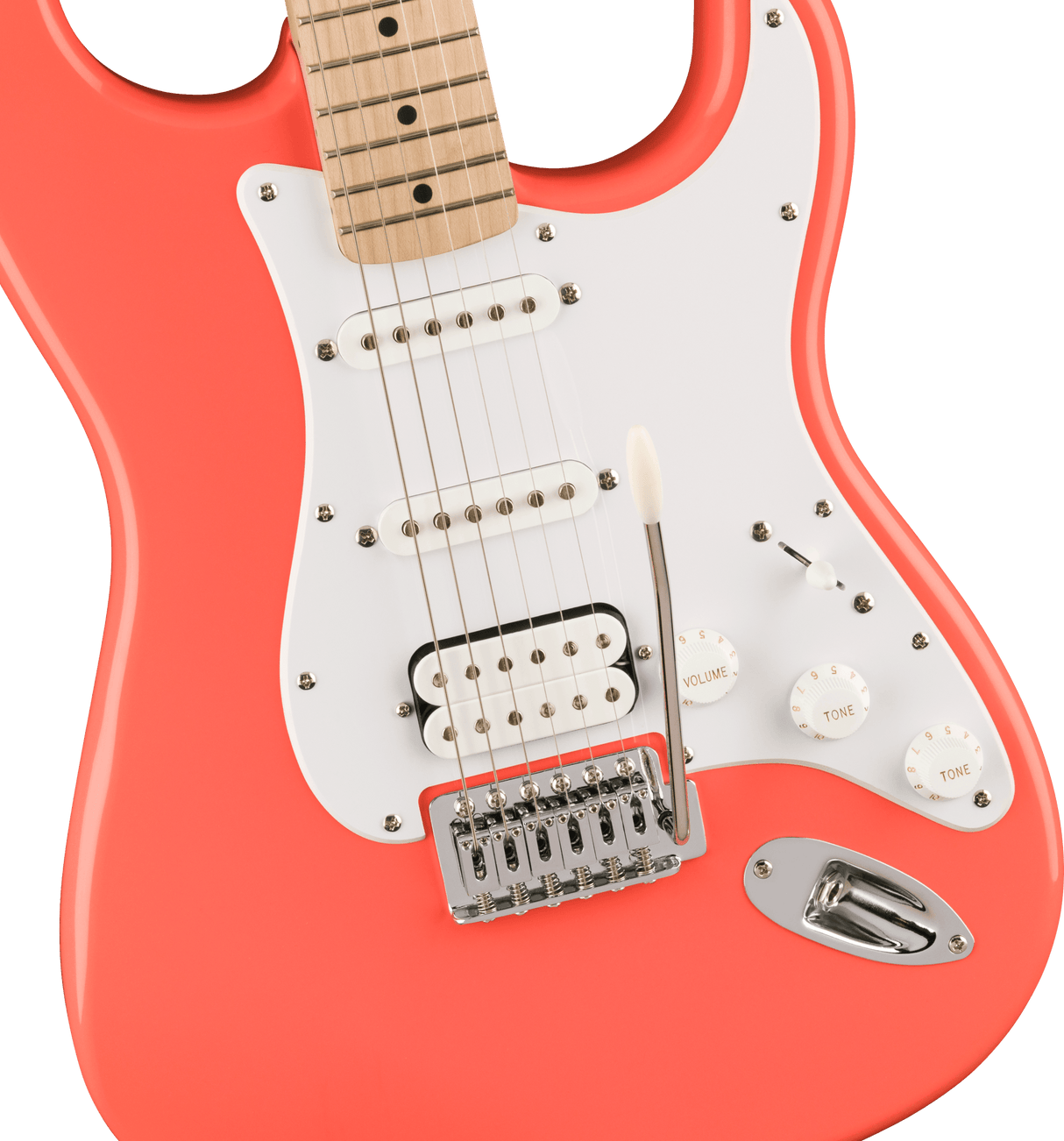 Fender Squier Sonic Stratocaster HSS elektrisk gitar (Tahitian Coral)