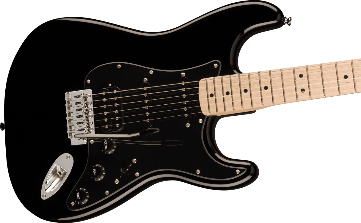 Fender Squier Sonic Stratocaster HSS elektrisk gitar (svart)
