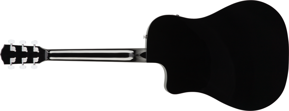 Fender CD-60SCE Dreadnought Western gitar (svart)