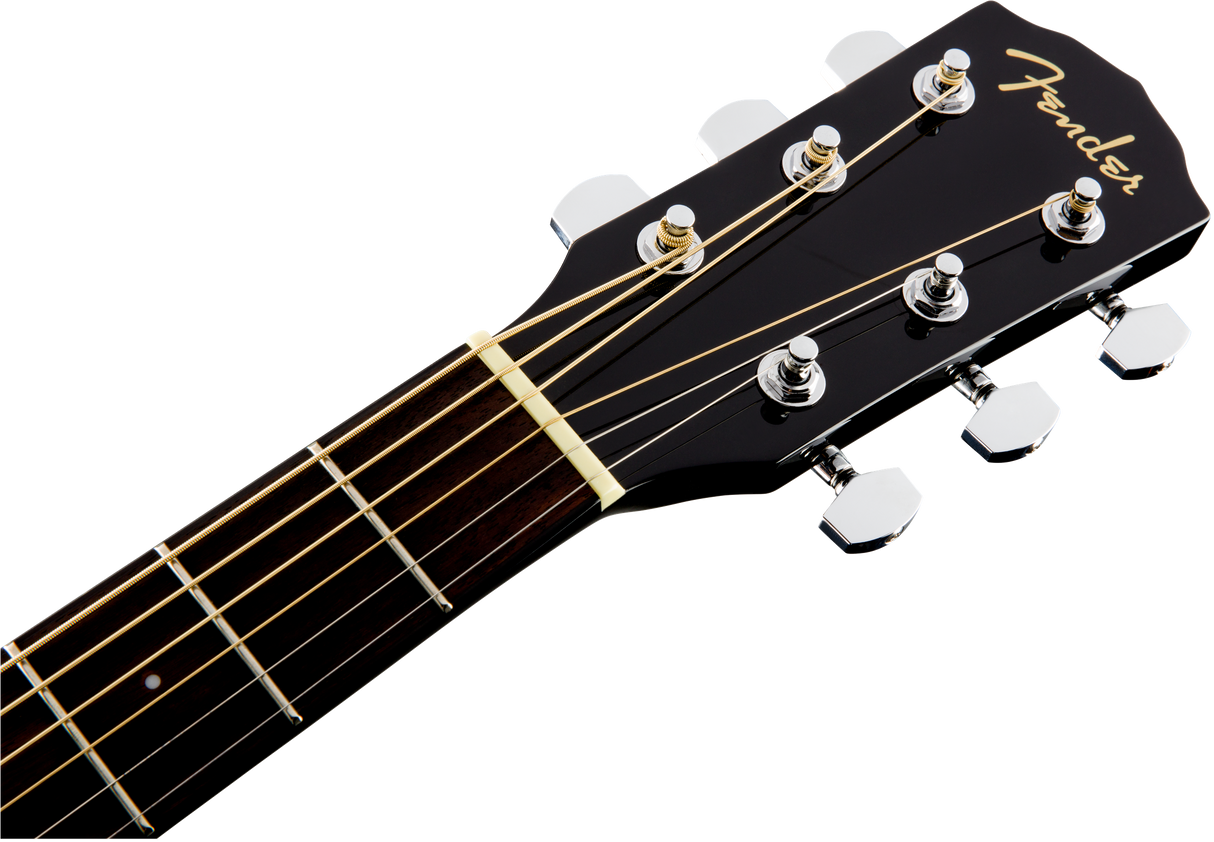 Fender CD-60SCE Dreadnought Western gitar (svart)