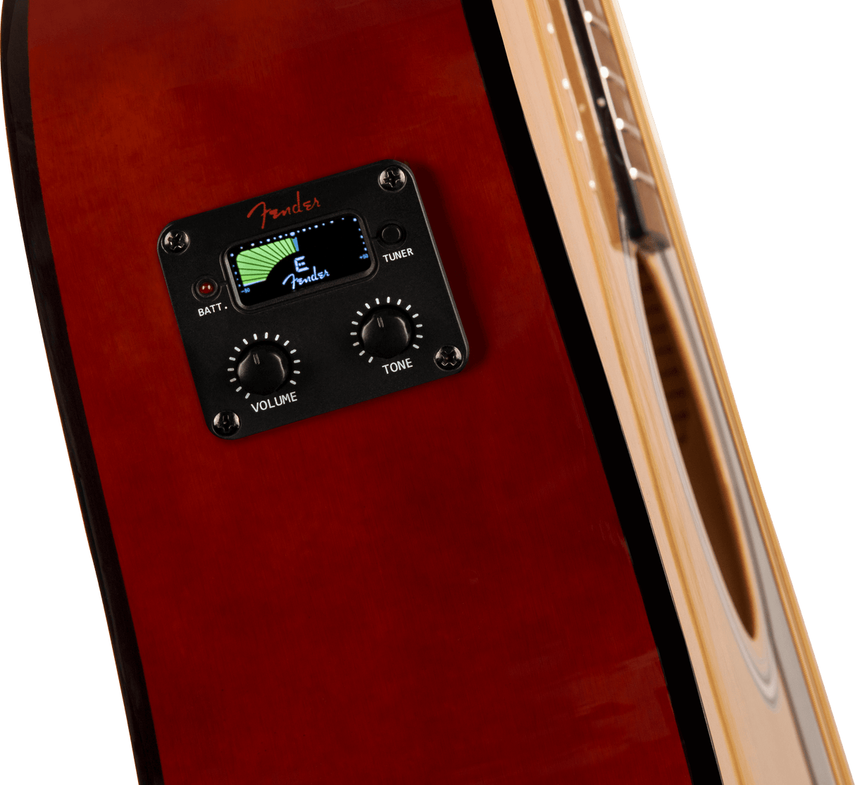 Fender FA-125CE Dreadnought Western gitar (naturlig)