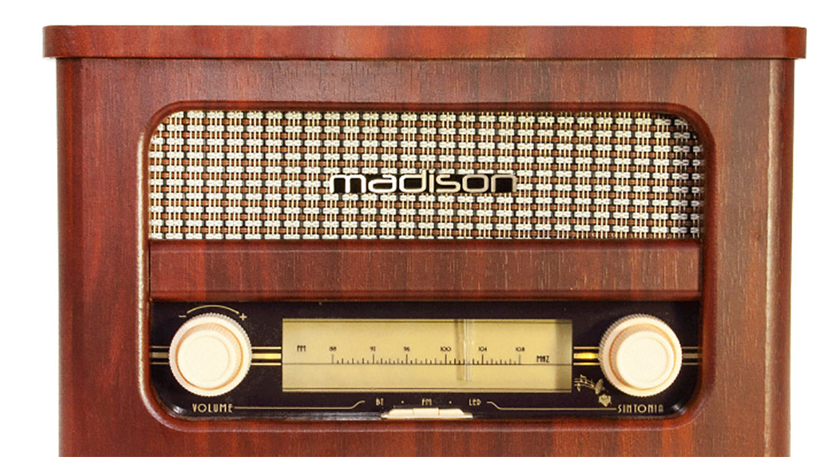 Madison Vintage Radio med Bluetooth og FM (tre)