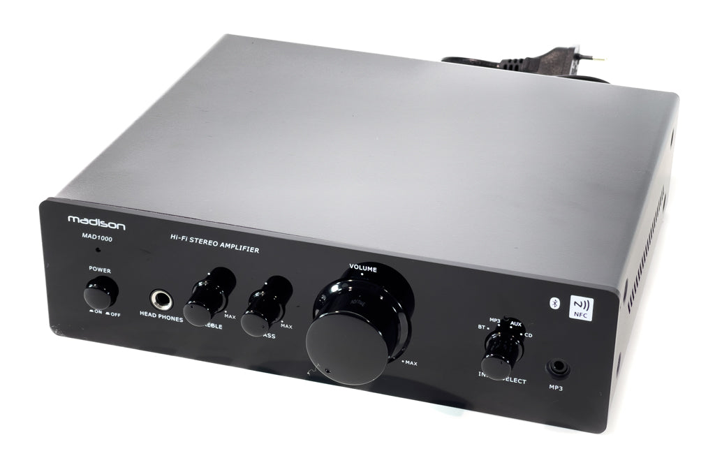 MAD1000 HI-FI-forsterker med Bluetooth (2x50W)