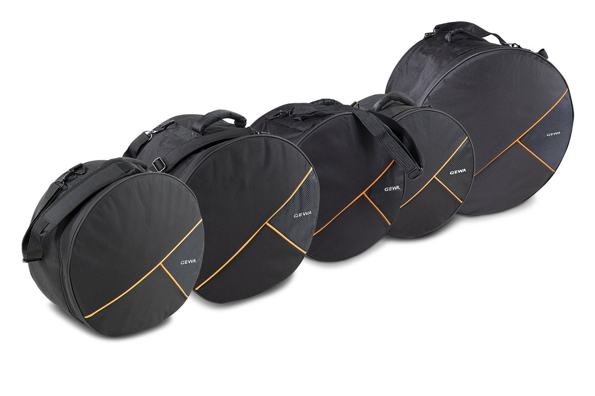GEWA gigbag-sett for trommesett Premium - 22x18, 10x9, 12x10, 14x14, 14x6,5"