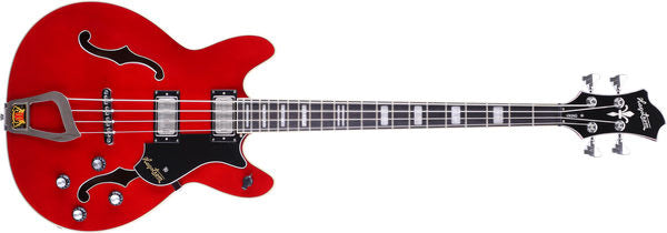 Hagstrom Viking elektrisk bass ( Wild Cherry )