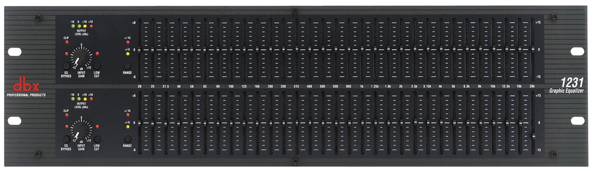 dbx 1231 2x 31-bånds grafisk equalizer
