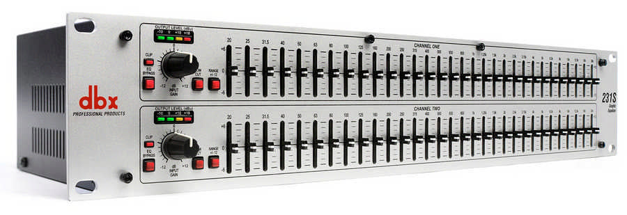 dbx 231S 2x 31-bånds grafisk equalizer