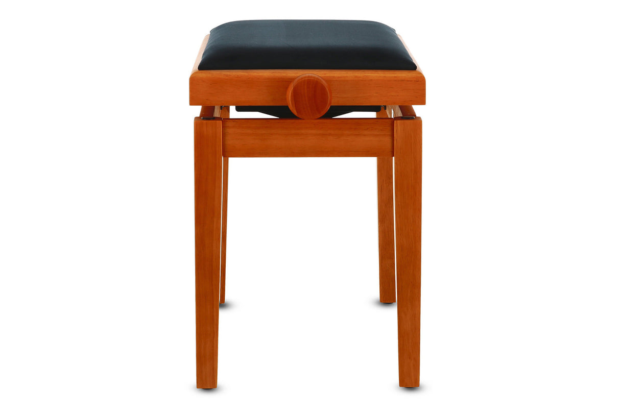 GEWA pianobenk Deluxe - Lønn matt (sete svart)