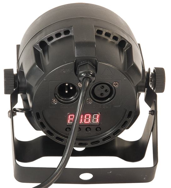 Ibiza LED PAR-lampe RGBW med strobe (15W)