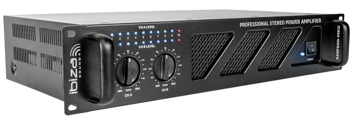 Ibiza AMP600-MKII effektforsterker (2x480W)