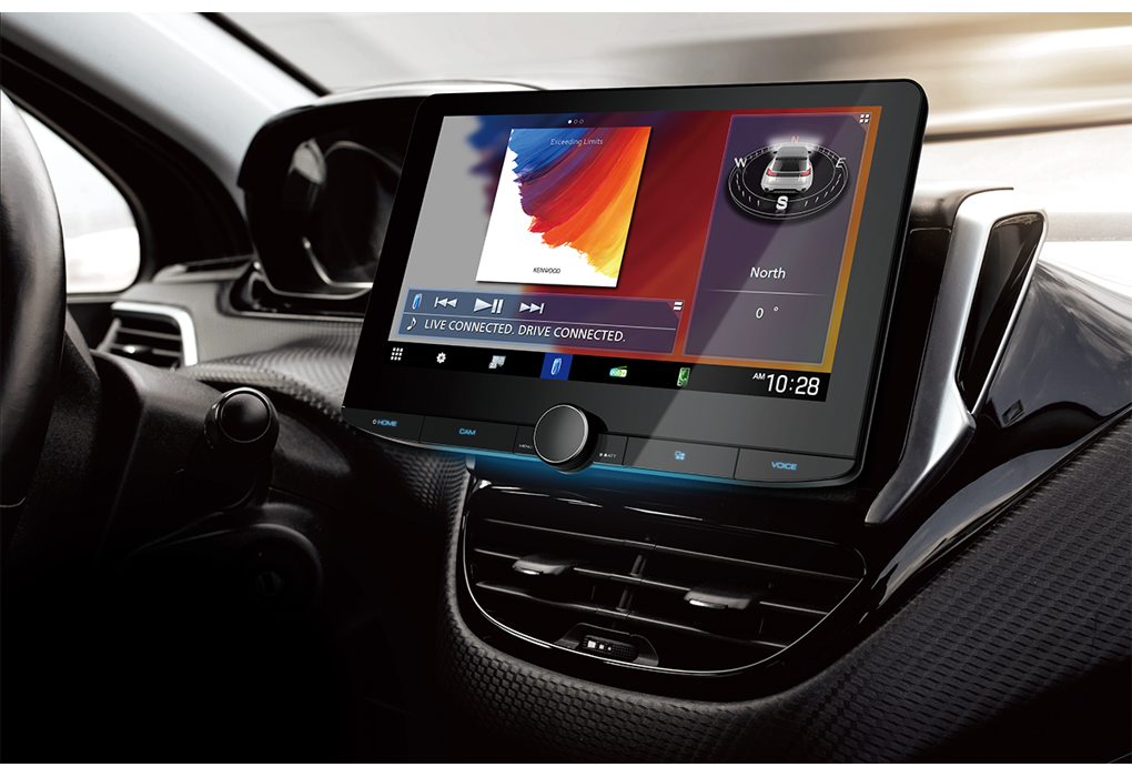 Kenwood DMX9720XDS Multimediaspiller med trådløs Apple CarPlay (10,1")