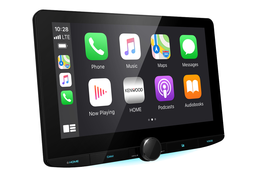 Kenwood DMX9720XDS Multimediaspiller med trådløs Apple CarPlay (10,1")
