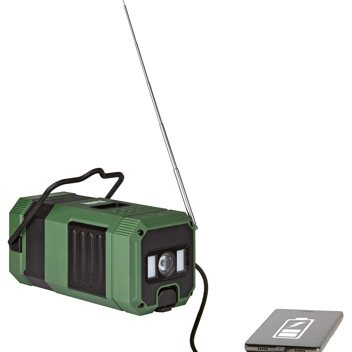 DABMAN OR 3 Batteridrevet DAB+/FM-udendørsradio med Bluetooth
