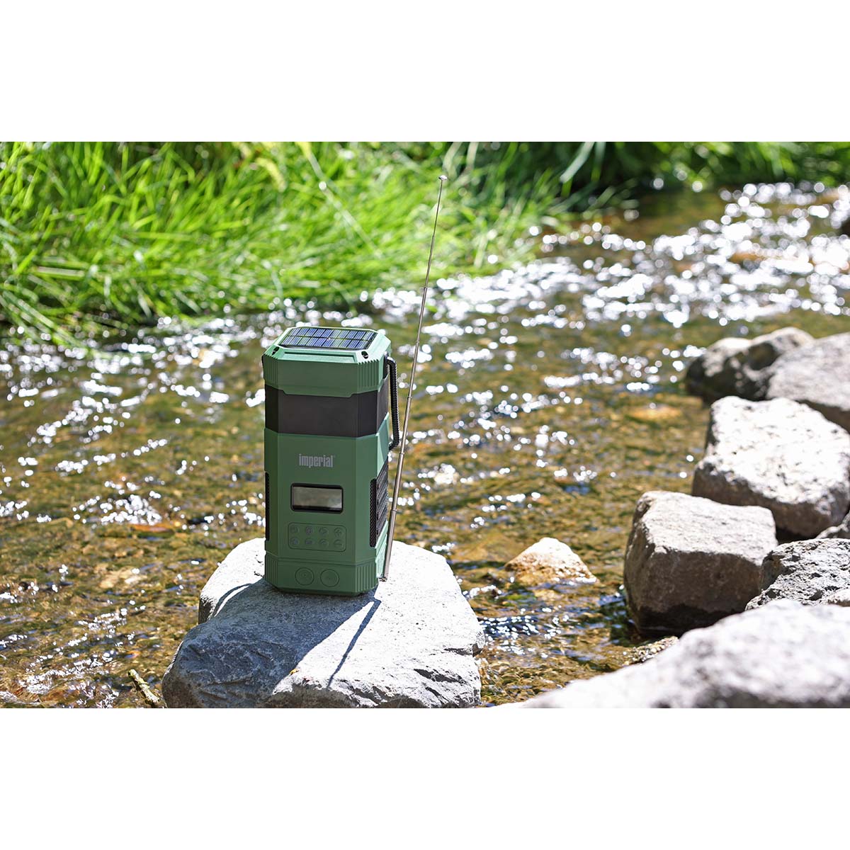 DABMAN OR 3 Batteridrevet DAB+/FM-udendørsradio med Bluetooth