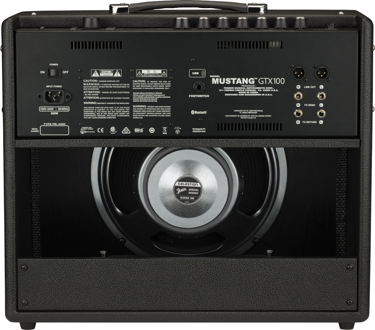 Fender Mustang GTX100 Combo gitarforsterker