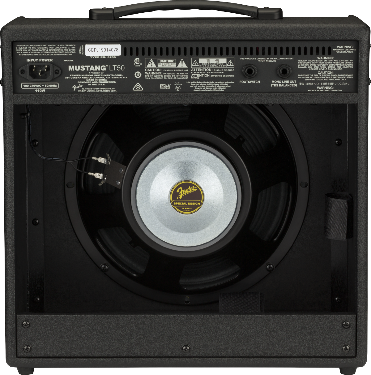 Fender Mustang LT50 Combo gitarforsterker