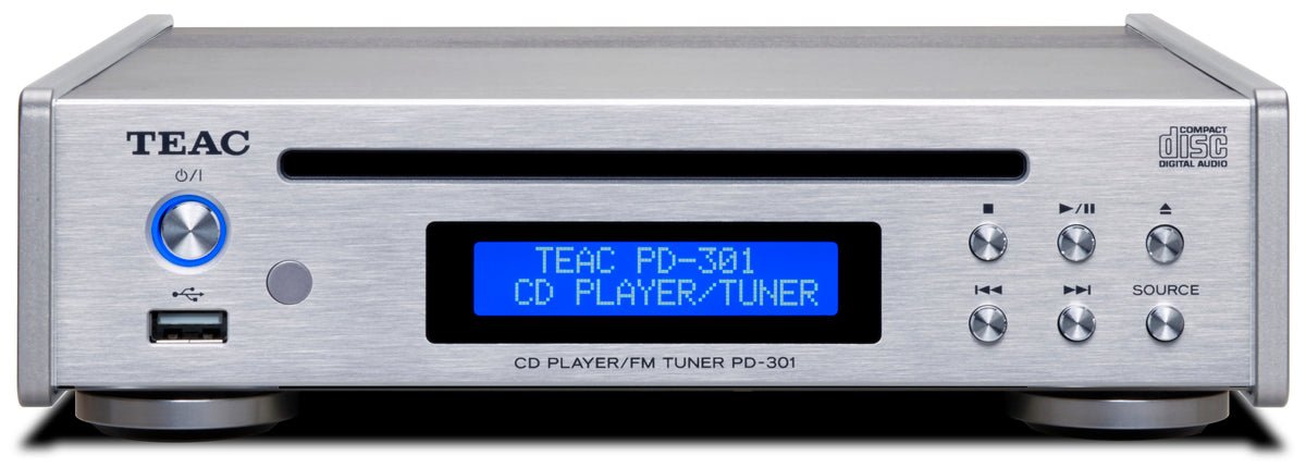 TEAC PD-301DAB-X/S, DAB+/FM og CD-spiller (sølv)