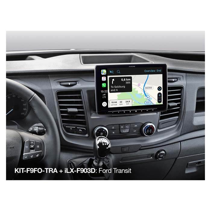 Alpine monteringssett for Ford Transit 2018