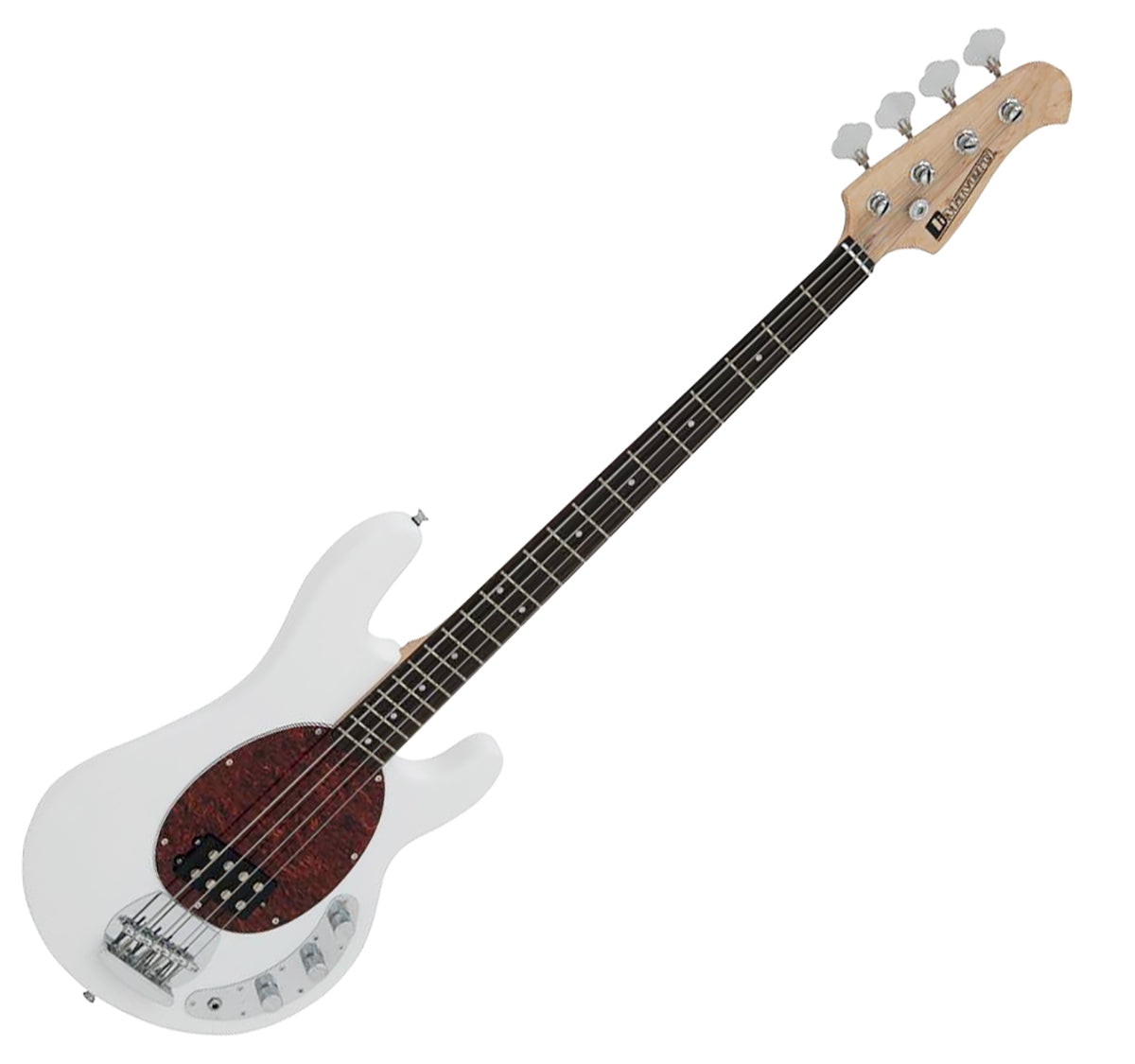 DiMavery MM-501 elektrisk bass (hvit)