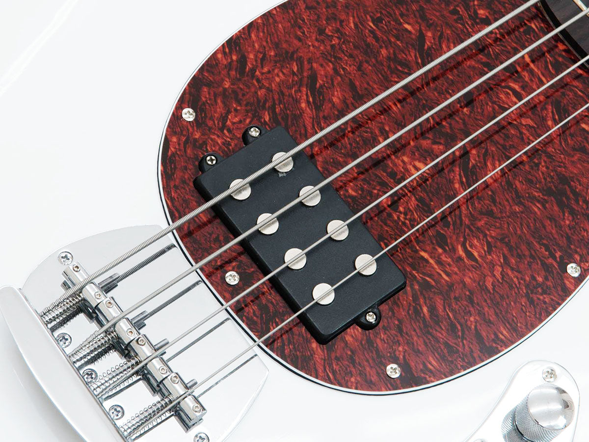 DiMavery MM-501 elektrisk bass (hvit)