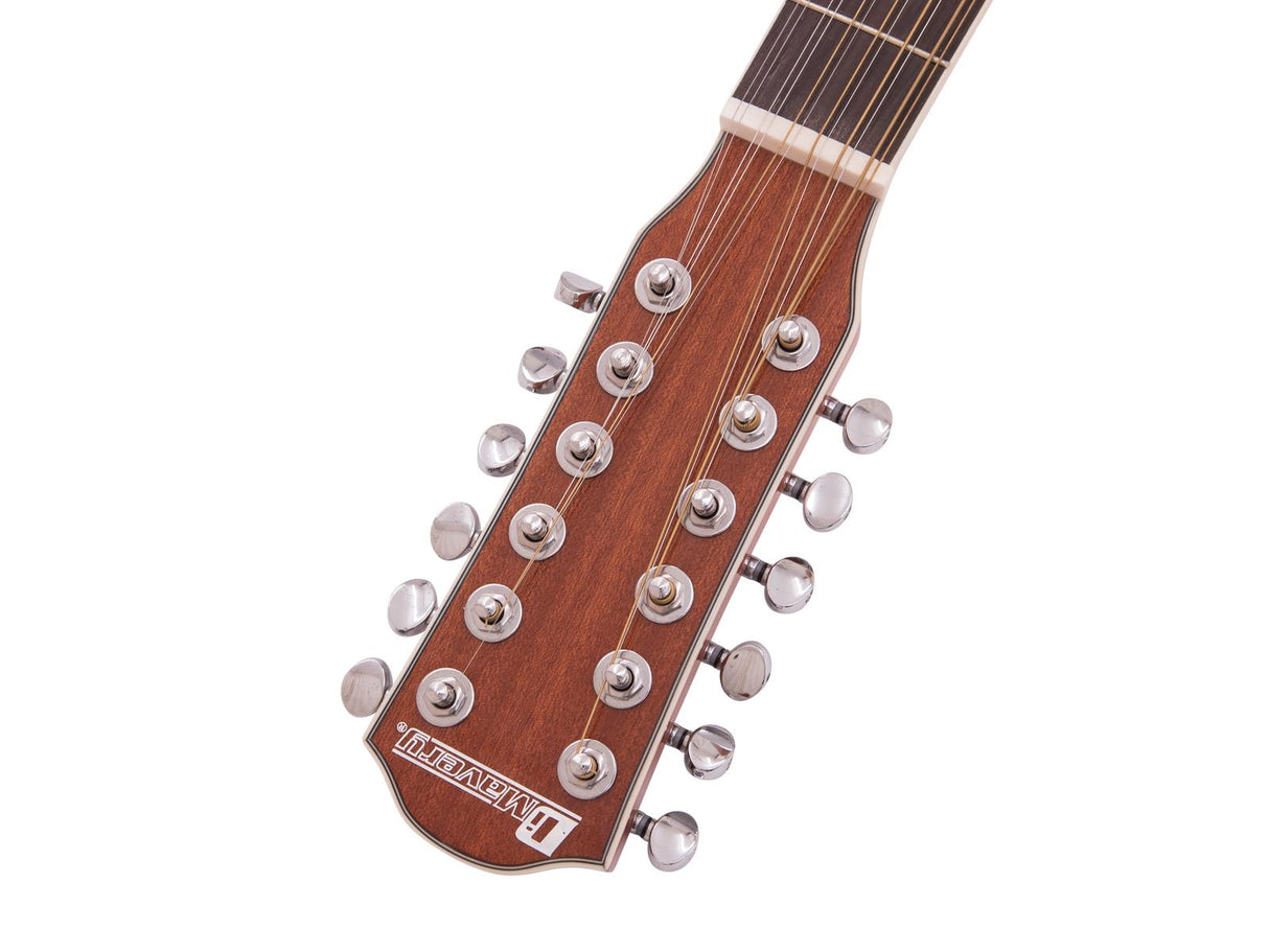 DiMavery DR-612 Western gitar 12-strengs - naturlig