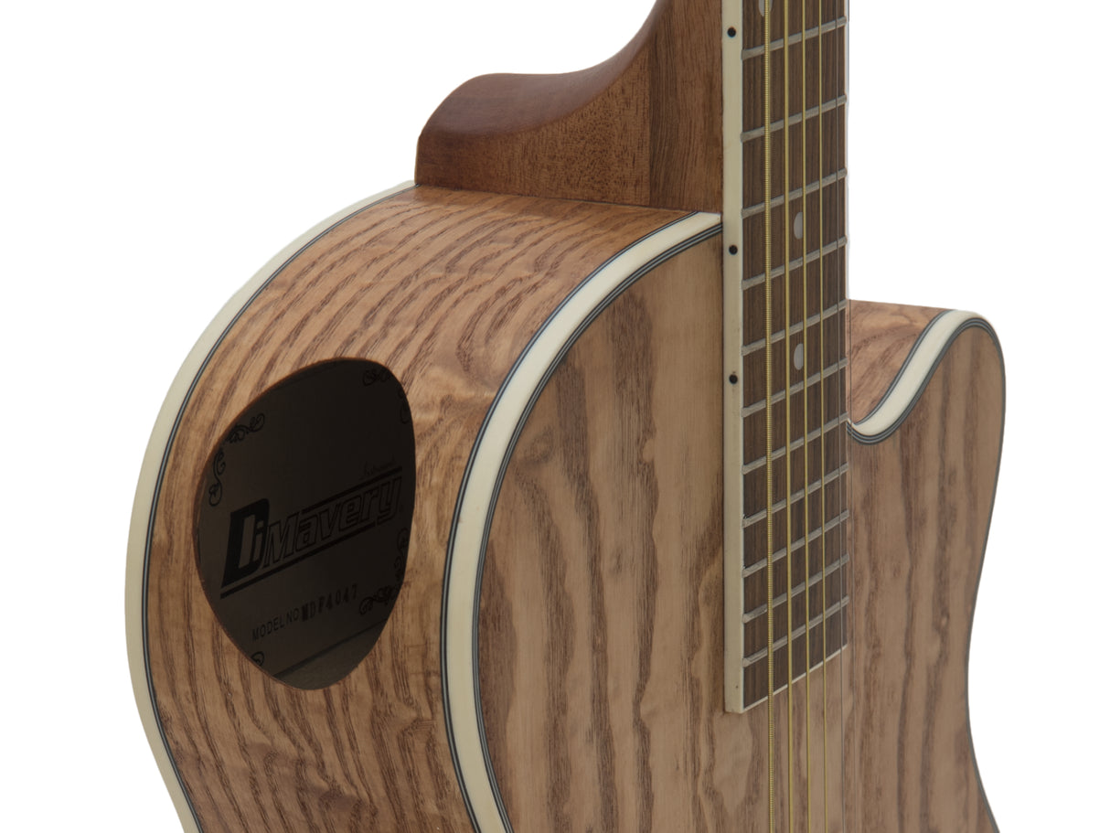 DiMavery SP-100 Western Gitar - Naturlig