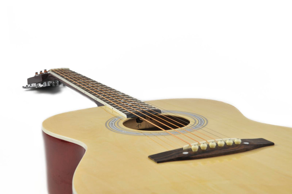 DiMavery AW-303 Western Gitar - Naturlig