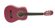 DiMavery AC-303 klassisk spansk gitar 1/2 (rosa)