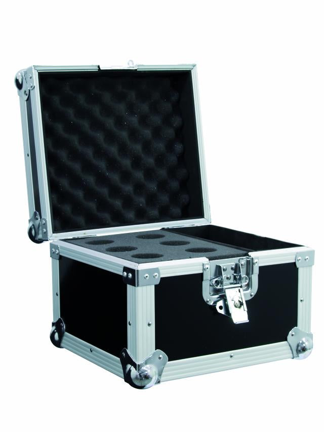 Microphone Flightcase Road 6 (svart)