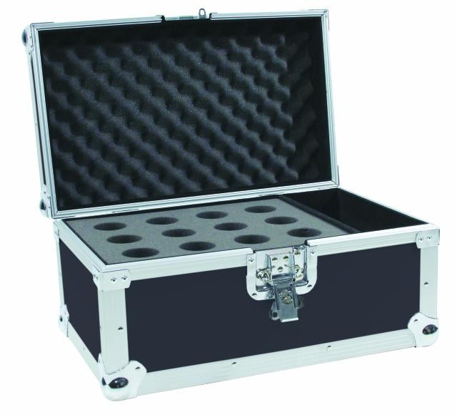 Microphone Flightcase Road 12 (svart)
