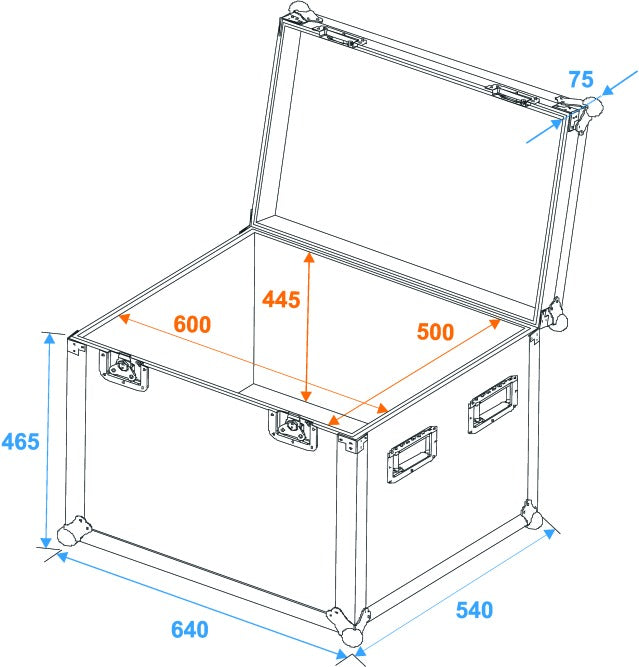 Eurolite Flightcase Pro (60 x 50 x 50 cm)
