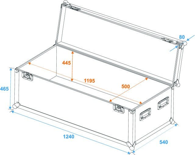 Eurolite Flightcase Pro (120 x 50 x 50 cm)