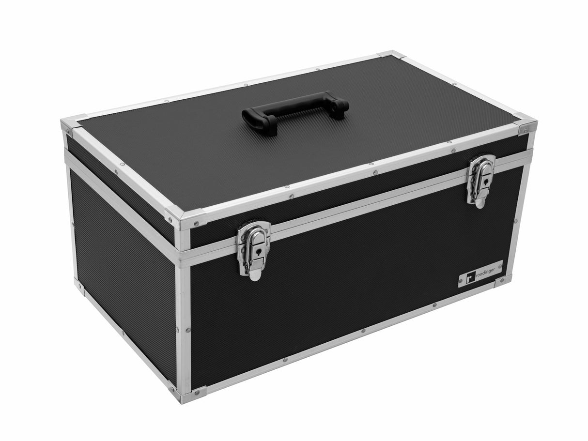 Roadinger Flightcase med skumskillevegg (53,8 x 29 x 28 cm)