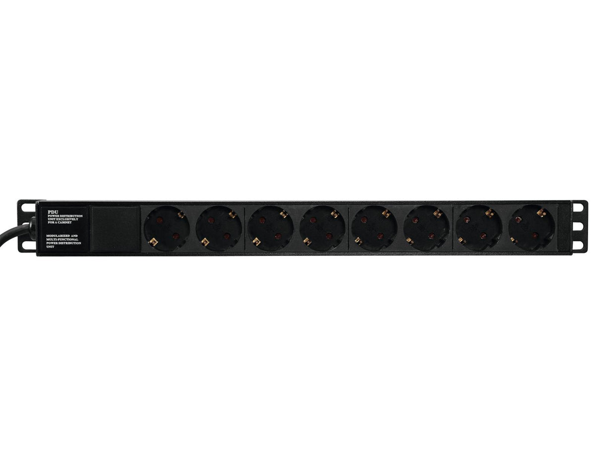 Eurolite R-19-8 1U Rack Power Distribution (Schuko)