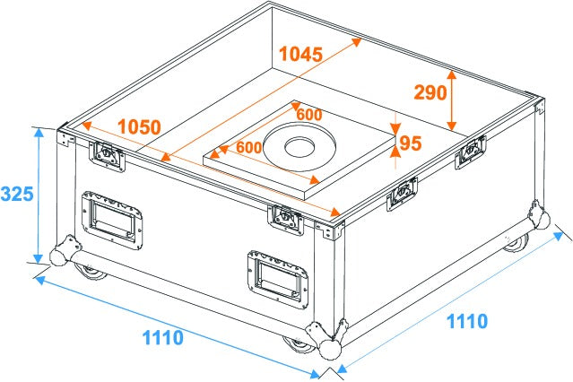 Eurolite Flightcase for Discoballer (75 og 100 cm)