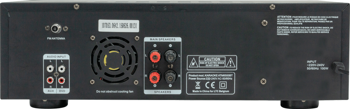 LTC ATM6500BT HI-FI-forsterker med Bluetooth (2x50W)