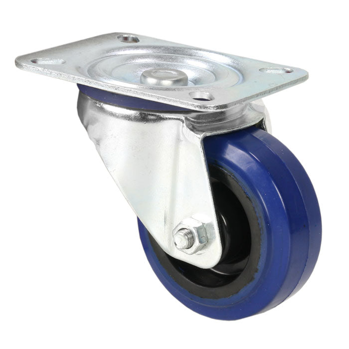 Adam Hall Hardware 372081 - Svingbart hjul 80 mm med blue hjul