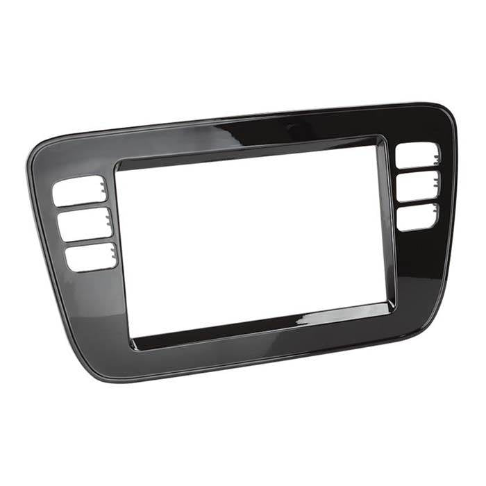2-DIN-ramme for Mii, Citigo og oppover (Blank Black)