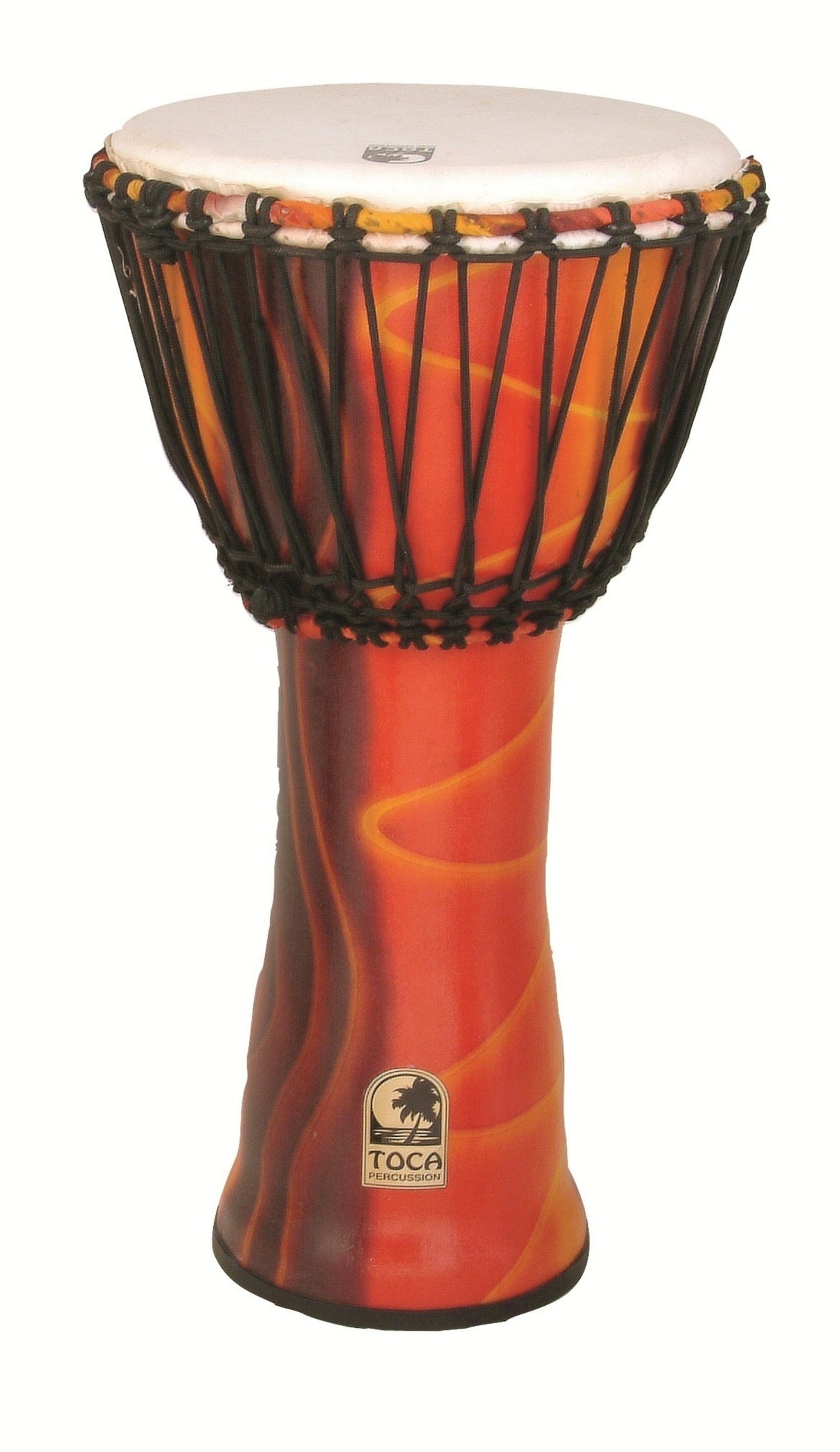 Toca Djembe Freestyle Rope Tuned - Fiesta (SFDJ-12F)