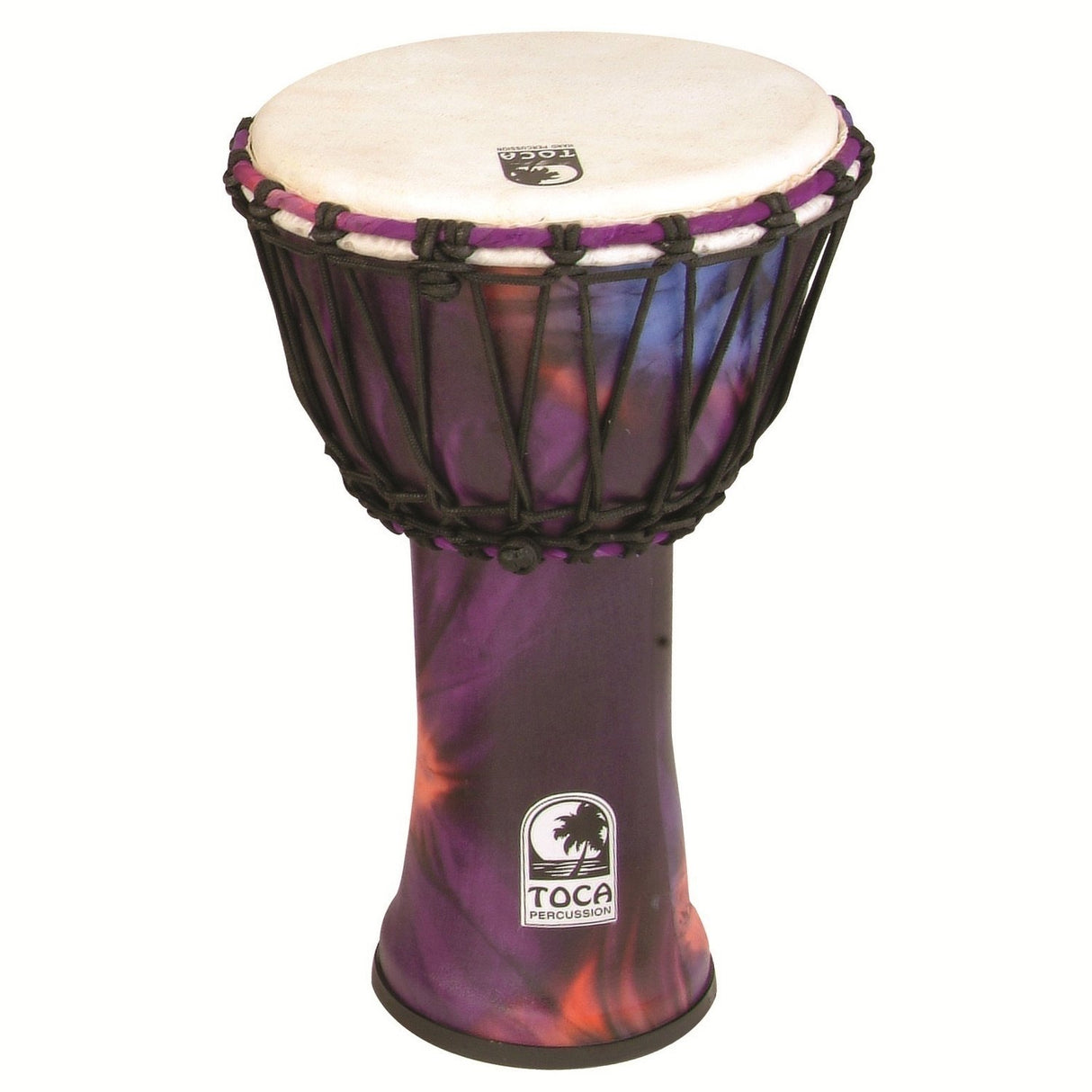 Toca Djembe Freestyle Rope Tuned - Woodstock-lilla (SFDJ-12WP)
