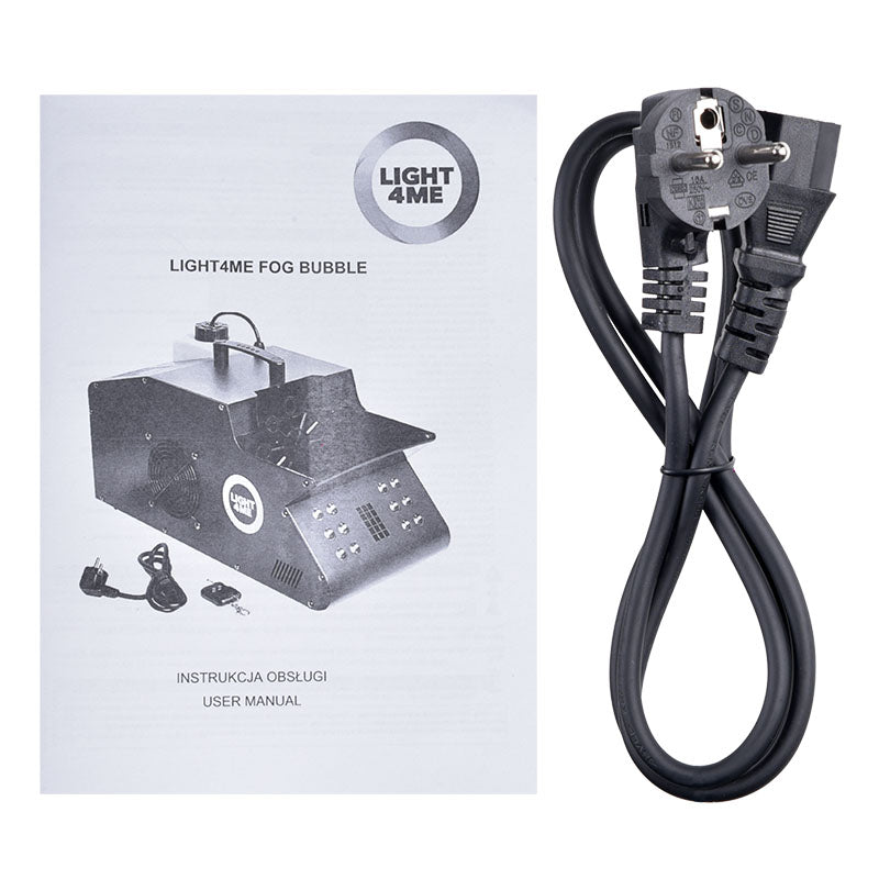 LIGHT4ME såpeboble- og røykmaskin