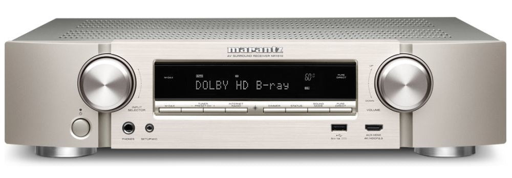 Marantz NR1510/N1SG 5.2 Surround-mottaker, sølv