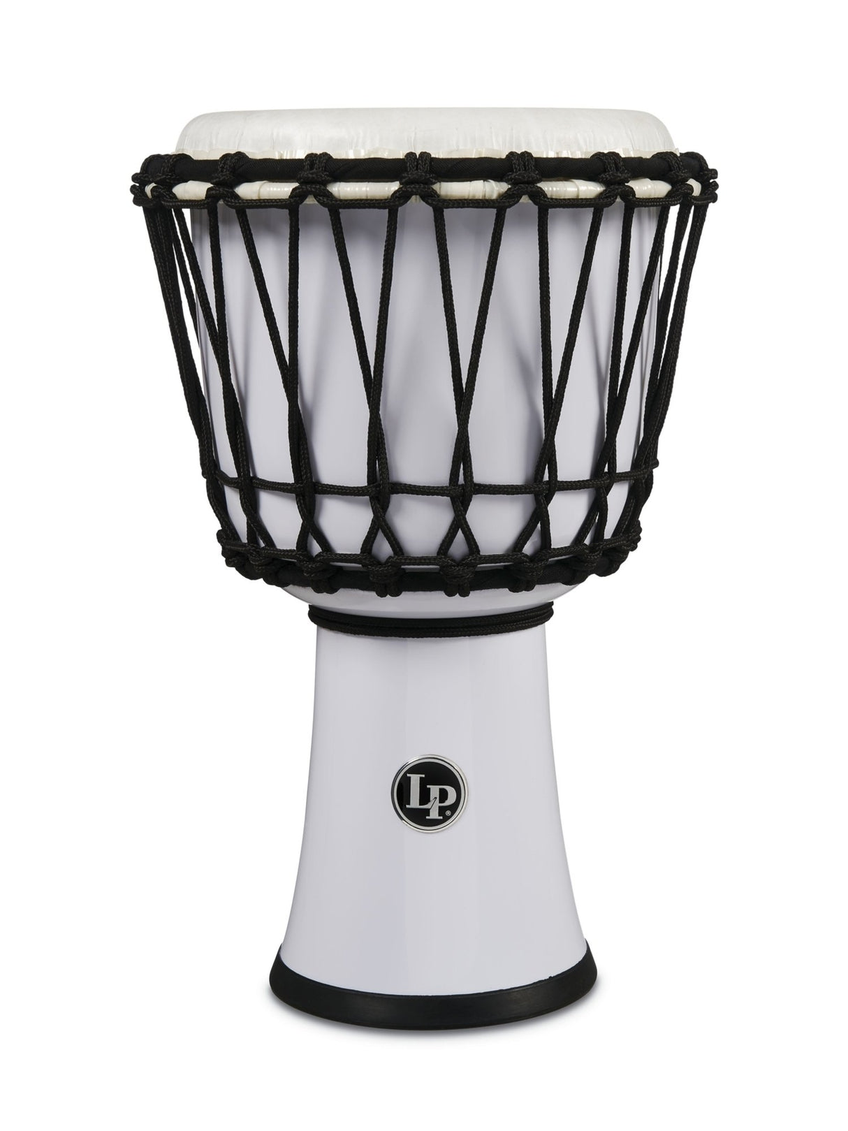 Latin Percussion Djembe World 7-inch Rope Tuned Circle - Hvit (LP1607WH)