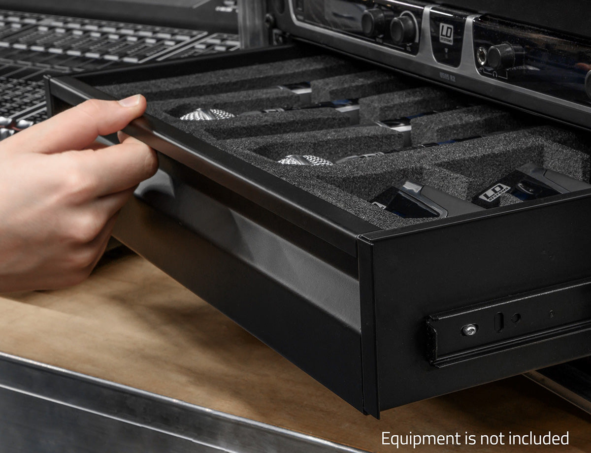 Adam Hall 2U 874E Stativskuff (19")