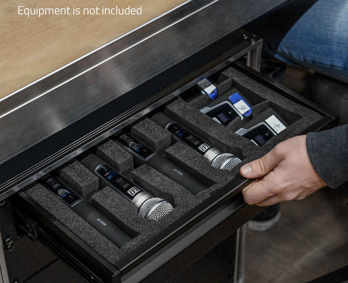 Adam Hall 2U 874E Stativskuff (19")