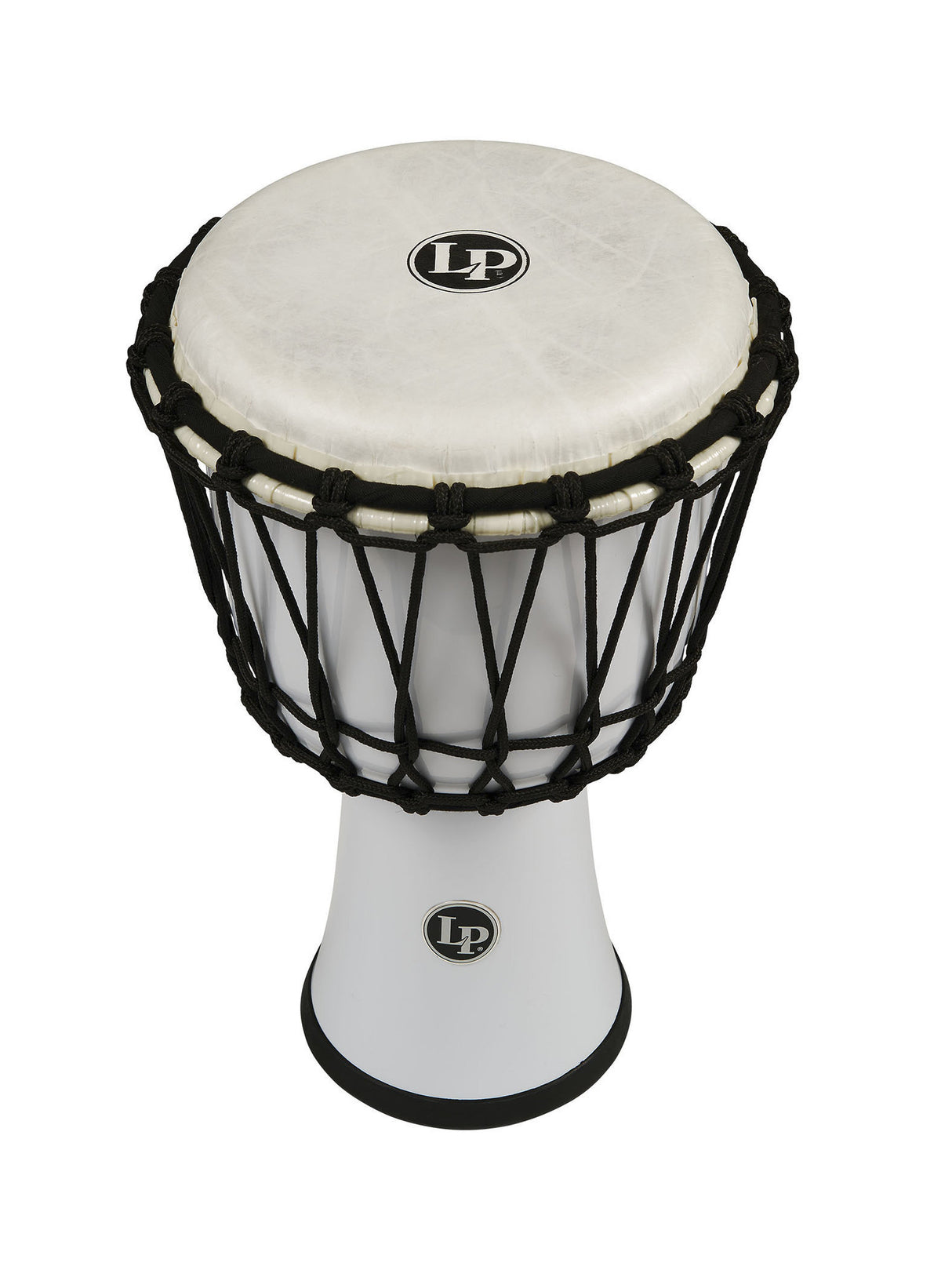 Latin Percussion Djembe World 7-inch Rope Tuned Circle - Hvit (LP1607WH)